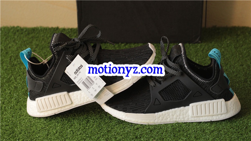 Adidas NMD Runner Pk XR1 Black Grey Mottled Real Boost